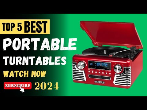 Top 5 Best Portable Turntables Of 2024 || Portable Turntable Review