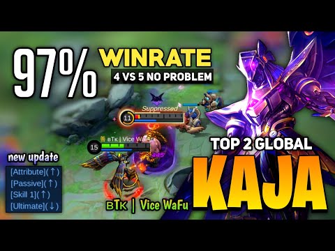Kaja Best Build 97% WINRATE! [ Road to Top 1 Global Kaja ] By ʙTᴋ | Vice WaFu - Mobile Legends