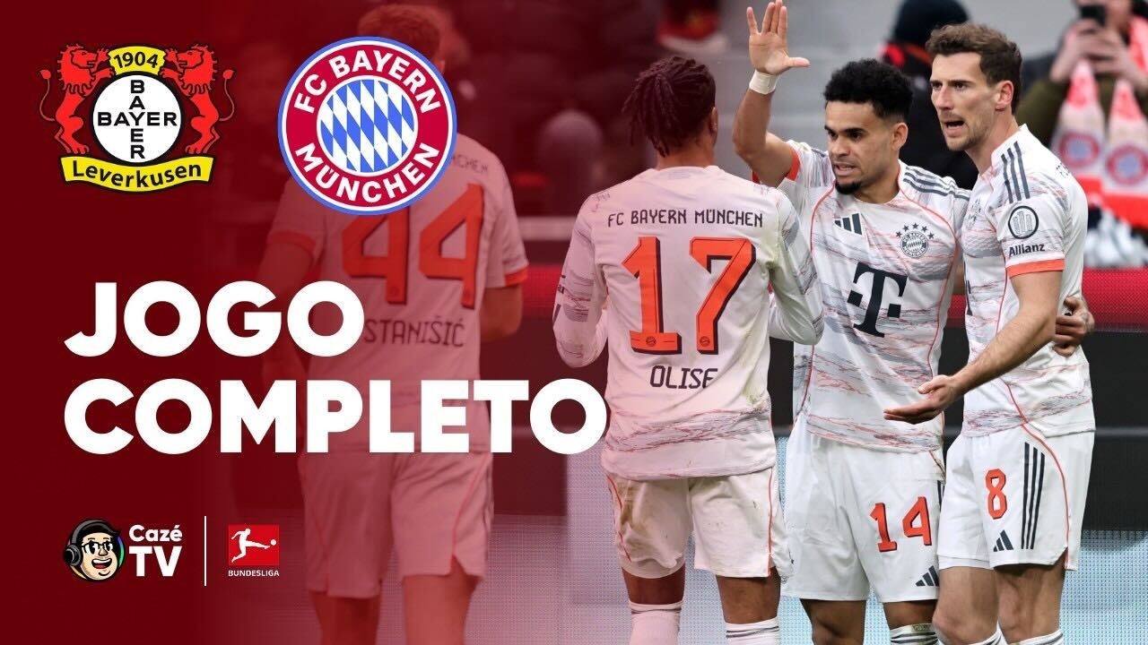 JOGO COMPLETO: BAYER LEVERKUSEN X BAYERN DE MUNIQUE | BUNDESLIGA 2025/2026 | 26ª RODADA