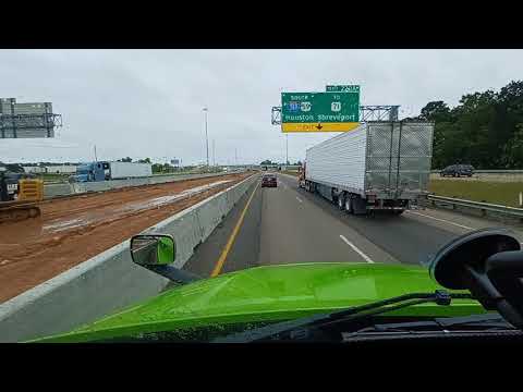 Eastbound And Down. Driving a semi through Texarkana, Texas/Arkansas.