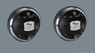 Dayton Audio D250T-8 & D250P-8 Compression Horn Drivers