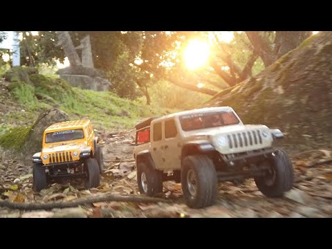 Axial SCX24 Trail Run with my Big Boy, Joaquin