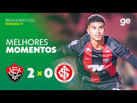 Gols e lances de Vitória x Internacional
