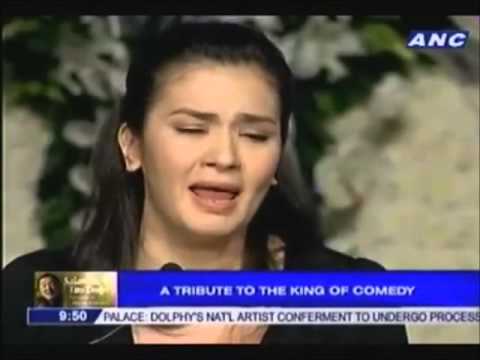 Zsa zsa's goodbye to her greatest love...Dolphy.