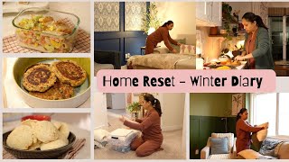 Home Reset - Busy Winter special cozy Routine - Cast Iron care