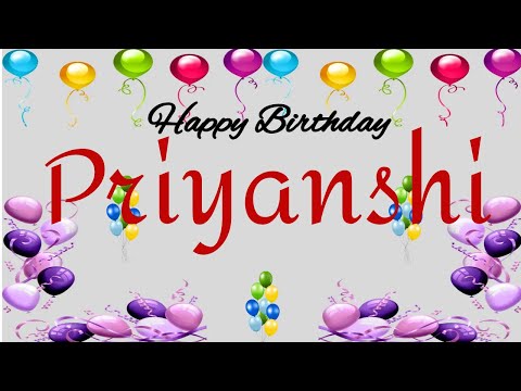 Priyanshi Happy Birthday | Birthday Songs with name | Birthday Reel |Janamdin | #Ad4beloved