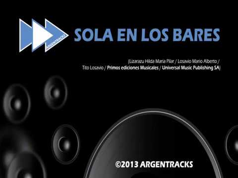 Sola en los bares - Karaoke Profesional