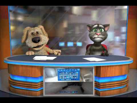Talking Tom and Ben say on news about minecraft