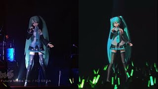 (←2009 | 2016→) Hatsune Miku: Love is War (Live performance Comparison)