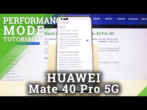 How to Activate High Performance Mode on HUAWEI Mate 40 Pro 5G – Power Management