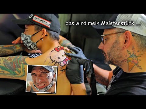 XXL-RÜCKEN TATTOO. Schmerz-Level: 19,2/10 (Ich bereue alles)
