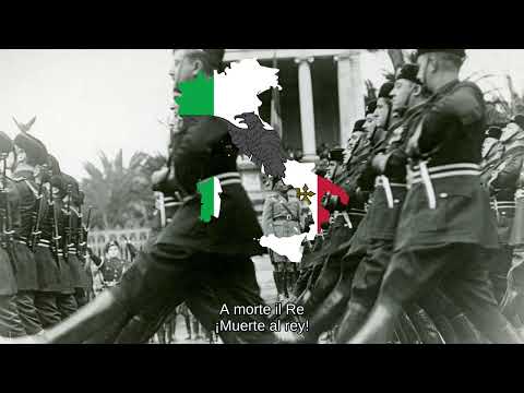 Stornelli Legionari (Italian Fascist Republican March) - Lyrics Español e Italiano