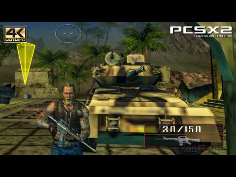 Mercenaries 2: World in Flames - PS2 Gameplay UHD 4k 2160p / 60 FPS Patched (PCSX2)