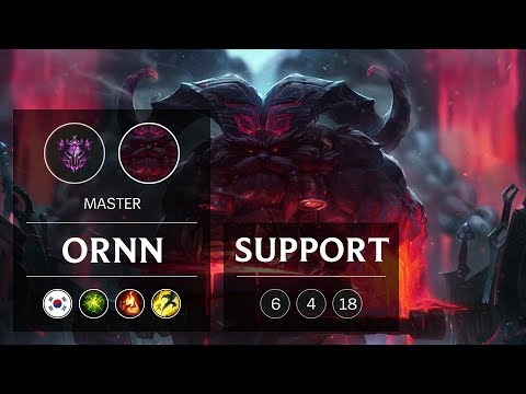 Ornn Support vs Karma - KR Master Patch 9.4