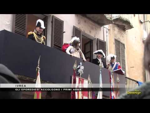 Gli Abbà del Carnevale di Ivrea - prima alzata 2014