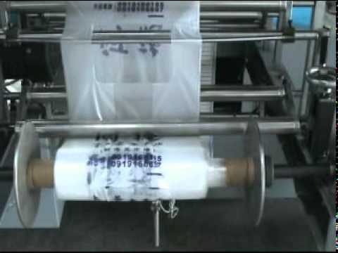 Perforated t-shirt bags making process