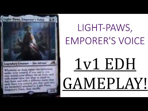 EDH 1v1 🗡️💥💥💥Light-Paws, Emporer's Voice Gameplay and Commander Decktest!