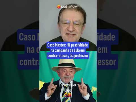 Caso Master: Há passividade na campanha de Lula em contra-atacar Flávio Bolsonaro, diz professor