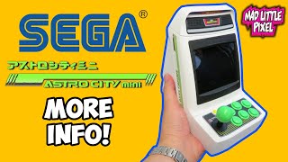 Sega Astro City Mini Arcade More Information - Controllers, Measurements & Size Comparisons!