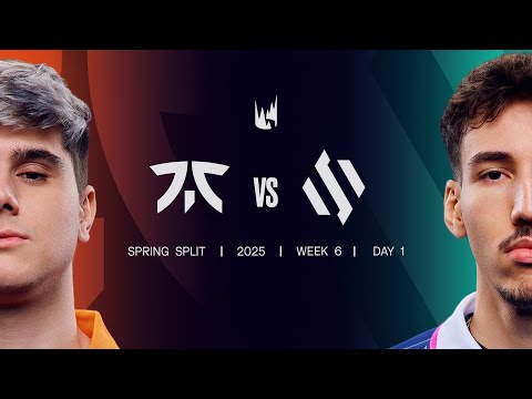 FNC v BDS | 2025 LEC Spring | Week 6 Day 1 | Fnatic vs. Team BDS Game 1