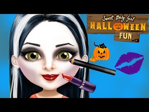 Fun Girl Care Games - Halloween Makeup Makeover Dress Up - Sweet Baby Girl App For Kids