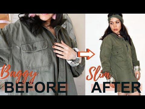 HOW TO EASILY & SEAMLESSLY RESIZE YOUR OVERSIZED JACKET