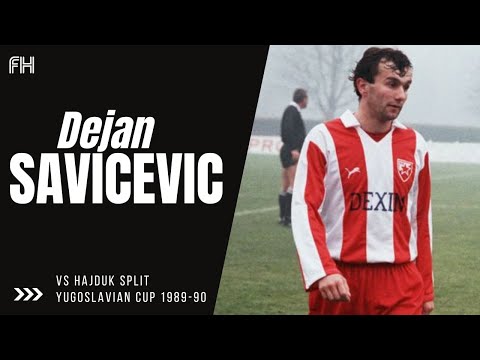 Dejan Savicevic ● Skills ● Crvena Zvezda 1-0 Hajduk Split ● Yugoslavian Cup Final 1990