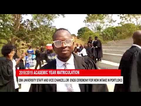 Maticulation Ceremony of EBKUST