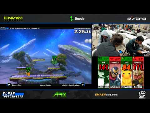 KTAR X - Jtails + Max Ketchum vs Eazy + Jsex - Smash 3DS