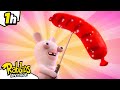 Mega Rabbids Feast RABBIDS INVASION 1H Compilation Cartoon For Kids