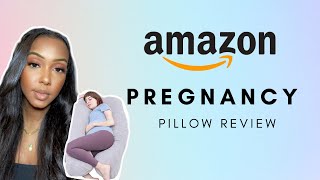 AMAZON PREGNANCY PILLOW UNBOXING + REVIEW 🤔 | Armani Wells