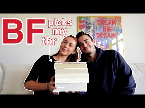 my boyfriend chooses my december tbr! *bookmas day 2*