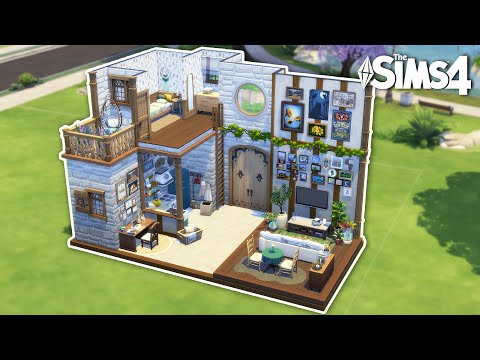 Converted barn speed build in The Sims 4 | Shell challenge | No CC