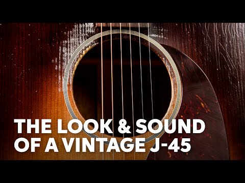 Gibson Acoustic 1942 Banner J-45 Heavy Aged Acoustic Guitar Demo