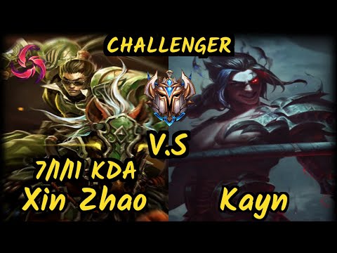 ROG Nji (XIN ZHAO) vs KAYN - 7/1/11 KDA JUNGLE CHALLENGER GAMEPLAY - EUW