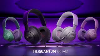 JBL Quantum 100M2 gaming headset with detachable mic