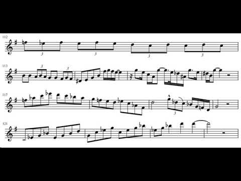 Phil Woods - In your own sweet way (alto saxophone sheet music)