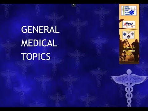 Boswell CEN Review Video - General Medical Emergencies