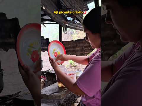 Preparación de ají picante criollo #joropoparaelmundo #llanoyfolklore #criollo #Trujillo #bocono