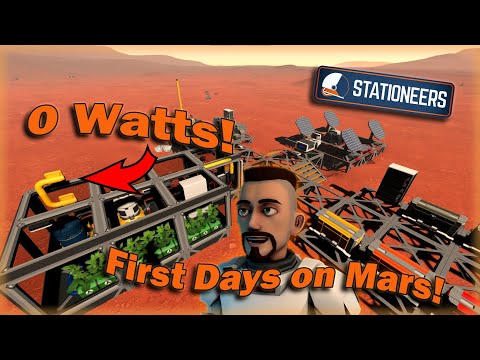 Stationeers Starter Base - Quick Clip of Passive AC and Power