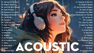 Chill English Acoustic Love Songs Cover Playlist 2024 - Soft Acoustic Cover Of Popular Love Songs