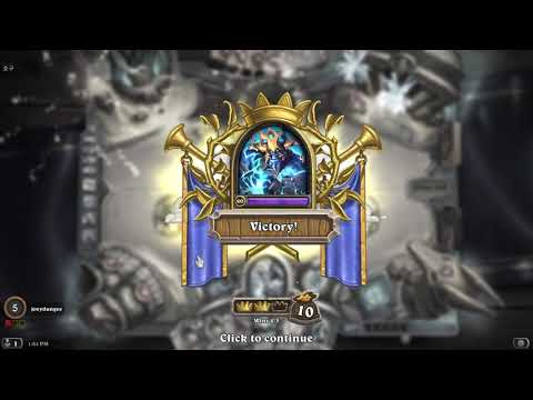 (Hearthstone) Opponent concedes at just the right time