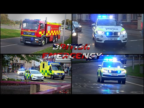 UK Emergency Vehicles Responding - Best of 2020!