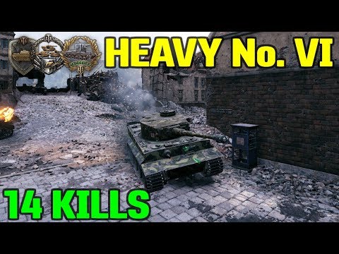 World Of Tanks | Heavy Tank No VI - 4100 Damage - 14 Kills