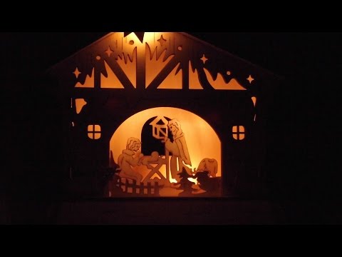 Christmas Crib ✧ the Nativity Scene ✧ with Silent Night