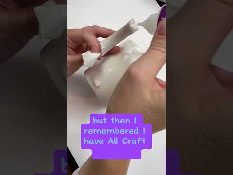 Glue that works great on ceramic #craftglue #ceramic #glue #lovewhatyoucreate