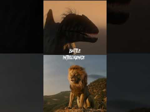 Dinosaur vs animals#concavenator #lion #edit##dinosaur #animals