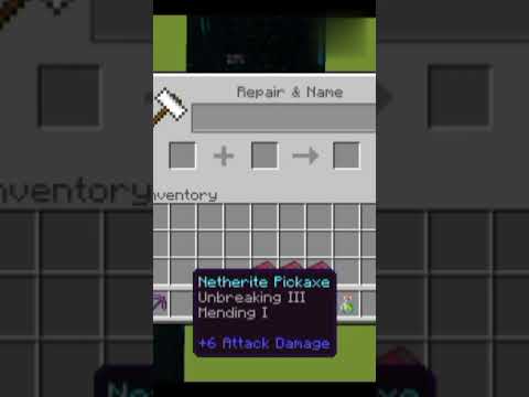 Unbelievable Enchantments for Epic Pickaxe in Minecraft