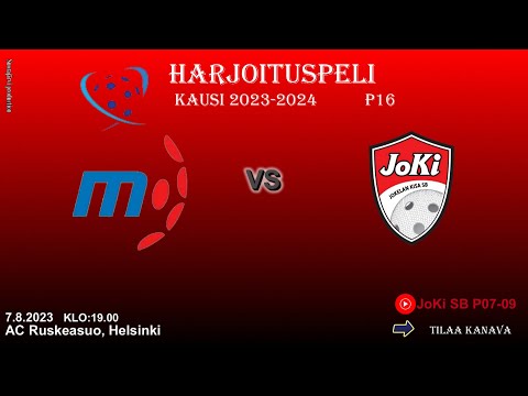 Harjoituspeli P16 M-Team - JoKi 7.8.2023