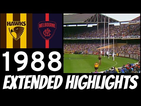1988 VFL Grand Final - Hawthorn Vs Melbourne (Extended Highlights)